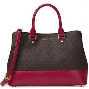 Mk signature savannah large Satchel